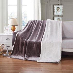 Throw Blanket Polar Light Grey